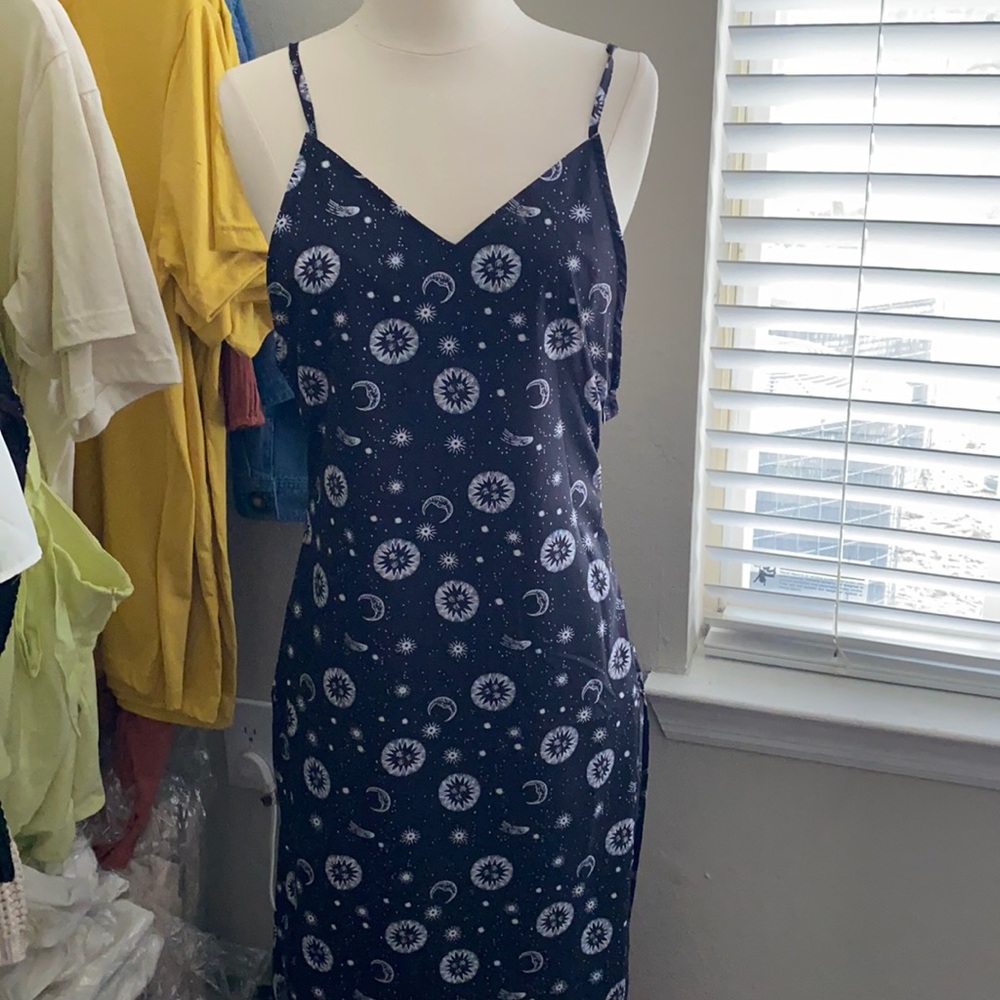 Vintage Open Back Dress